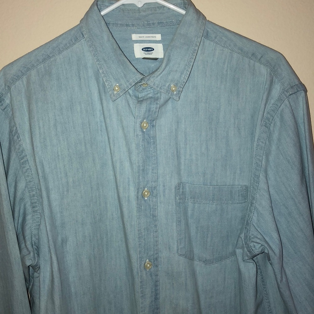 Old Navy Long Sleeve Jean shirt